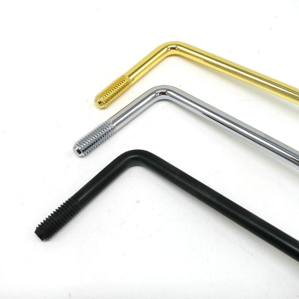 HugeDE 3 Pack 6mm Guitar Tremolo Arm Trem Bar Whammy Bar for Electric Guitar Tremolo System Stratocaster - Image 2