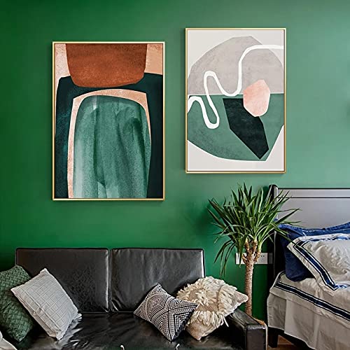 Toile art mural abstrait minimaliste pour décorer une allée ou chambre