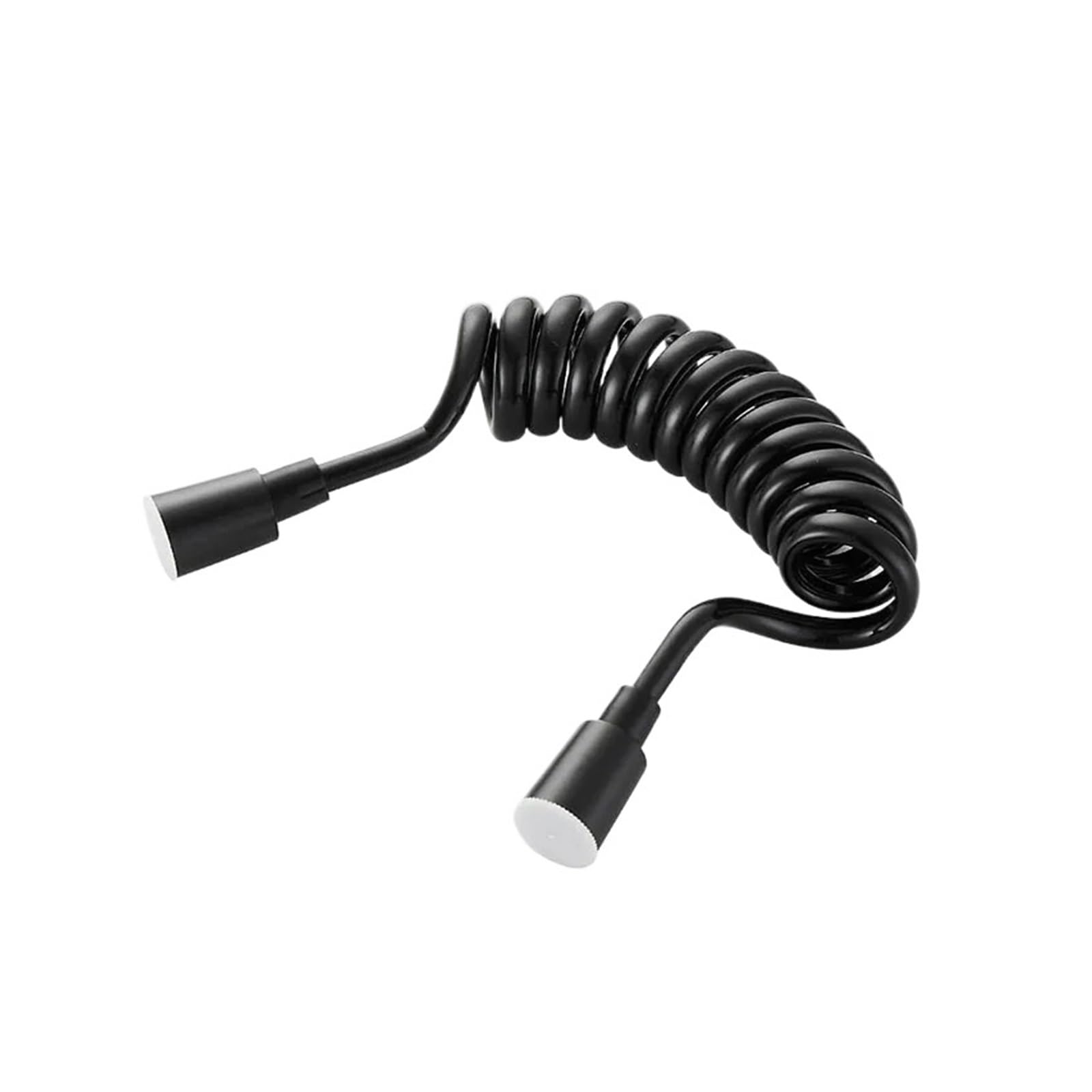 Mmzrukywv Black 2M Spring Flexible Retractable Hose For Shower Head Toilet Bidet Water Pipe Plumbing(Black 2M)