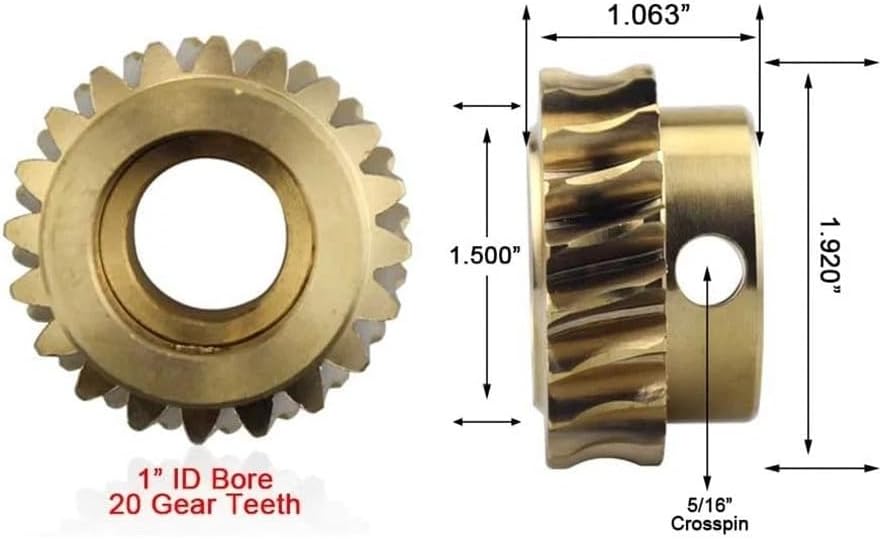 ST824 Snowblower Auger Gear 52402600 524026 924082 52422700 924050 058069