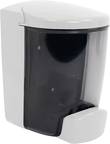 Miniatura 13 de PolyJohn PSD1-1001: Dispensador de jabón líquido para manos y desinfectante montado en la pared, fabricado en EE. UU., A prueba de fugas, fácil de