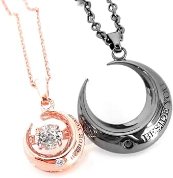 ヘアアクセサリー Moon Amazon | [クローストゥーミー] テディベア付き ペアネックレス