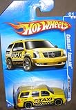 HW City Works. 2010 HOT WHEELS HW CITY WORKS 109/240 YELLOW TAXI CADILLAC ESCALADE 01 OF 10
