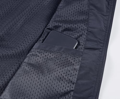 Image of Lightweight Outdoor Vest Jacket for Men, Windbreaker for Golf, Safari, Travel, Fishing, Hiking