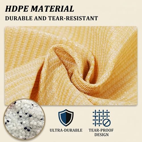 Toile pare-soleil de qualité supérieure avec bâche résistante aux UV - 3