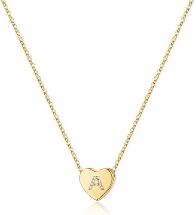 Amazon.com: Initial Necklace for Girls 