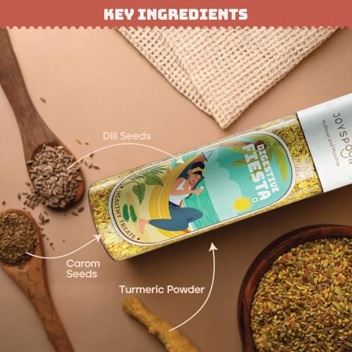 Image of JoySpoon Digestive Fiesta Mukhwas 200g Digestive Mouth Freshener Healthy Mukhwaas, Pack of 2