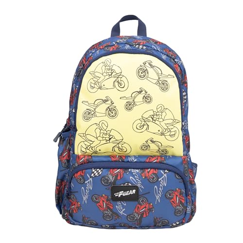 Image of F Gear Colour Buddy 12L Kids Backpack, Kids Can Colour On The Bag, 1 Compartment & 2 Pockets; Lightweight, Durable & Fun Backpack for School & Travel | Comfortable & Stylish Bag