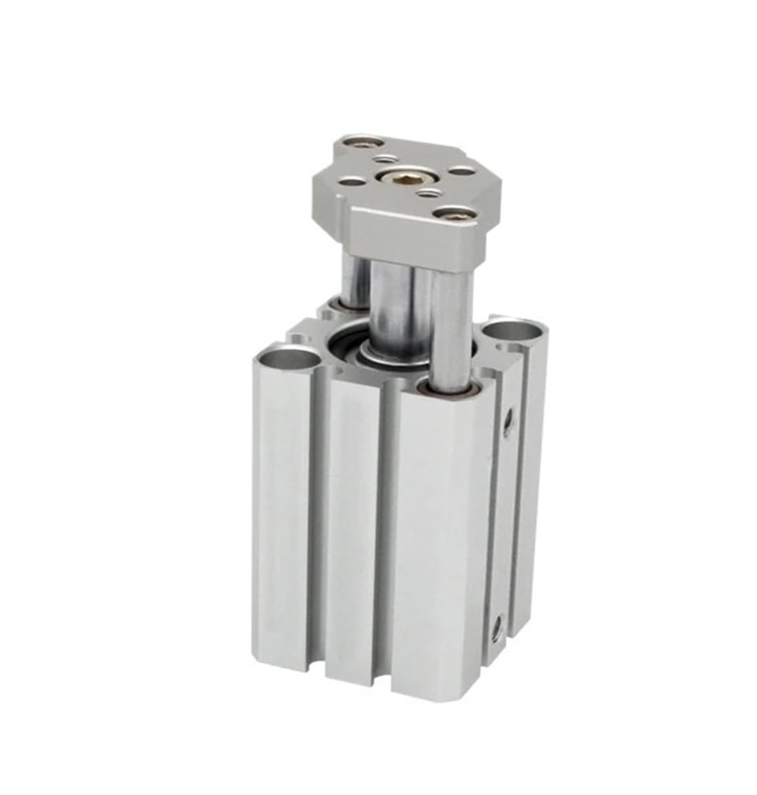 Cylindre pneumatique compact alésage 20 mm contre les torsions de tige