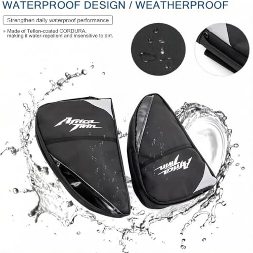 VITINO Motorcycle Crash Bar Bags for Honda CRF1000L Africa Twin 2PCS by VITINO - Used condition - Image 4