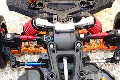 Miniatura 2 de Barras de acoplamiento de aluminio para 1/10 Traxxas Ford GT 4-Tec 2.0 83056-4/4-Tec 3.0 93054-4 - Juego de 9 piezas Verde