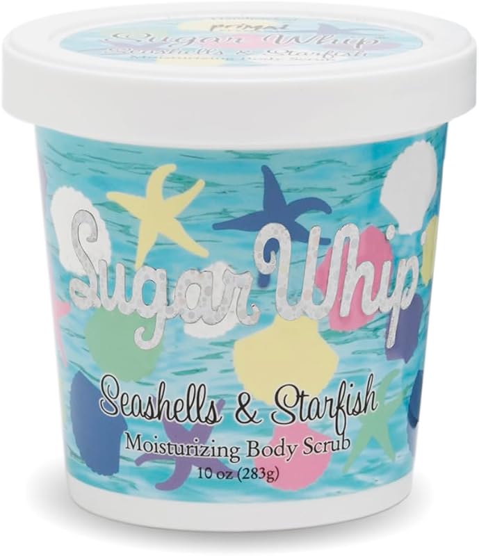 Primal Elements Sugar Whip Esfoliante Corporal e Facial com Açúcar e Conchas do Mar e Estrelas-do-mar, 283 g