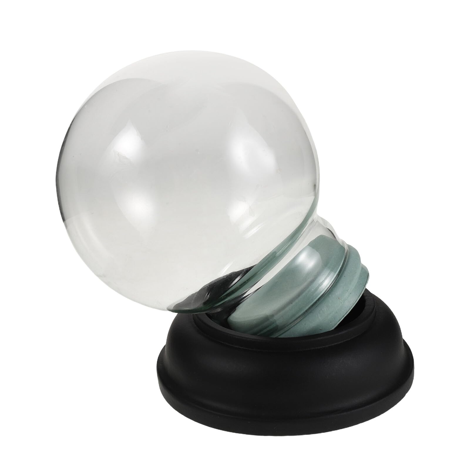 Kit para manualidades DIY con globo de nieve de vidrio transparente 80mm