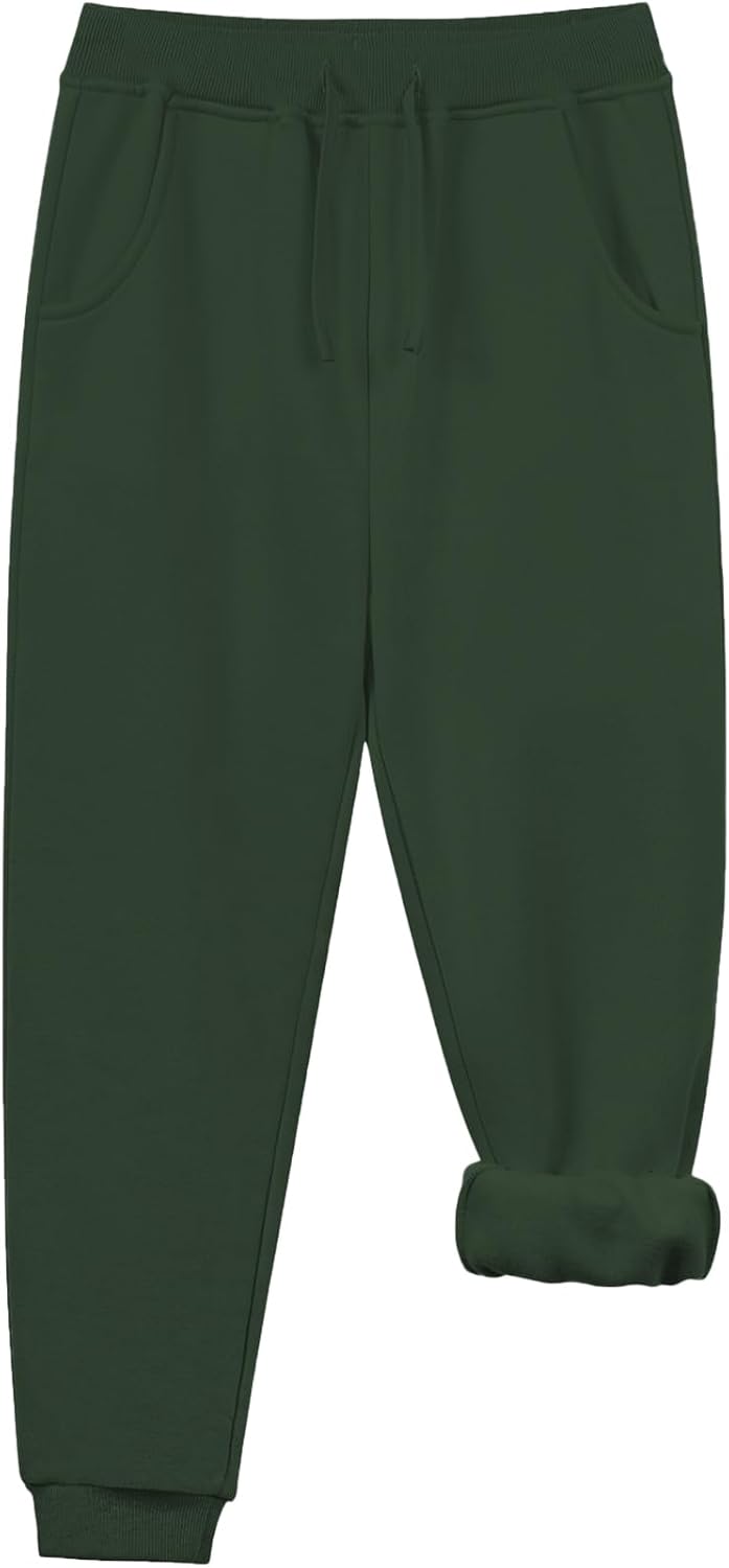 QBK Toddler to Youth Soft Brushed Fleece Jogger Sweatpants Kids Pants with Pockets for Boys and Girls - Image 4