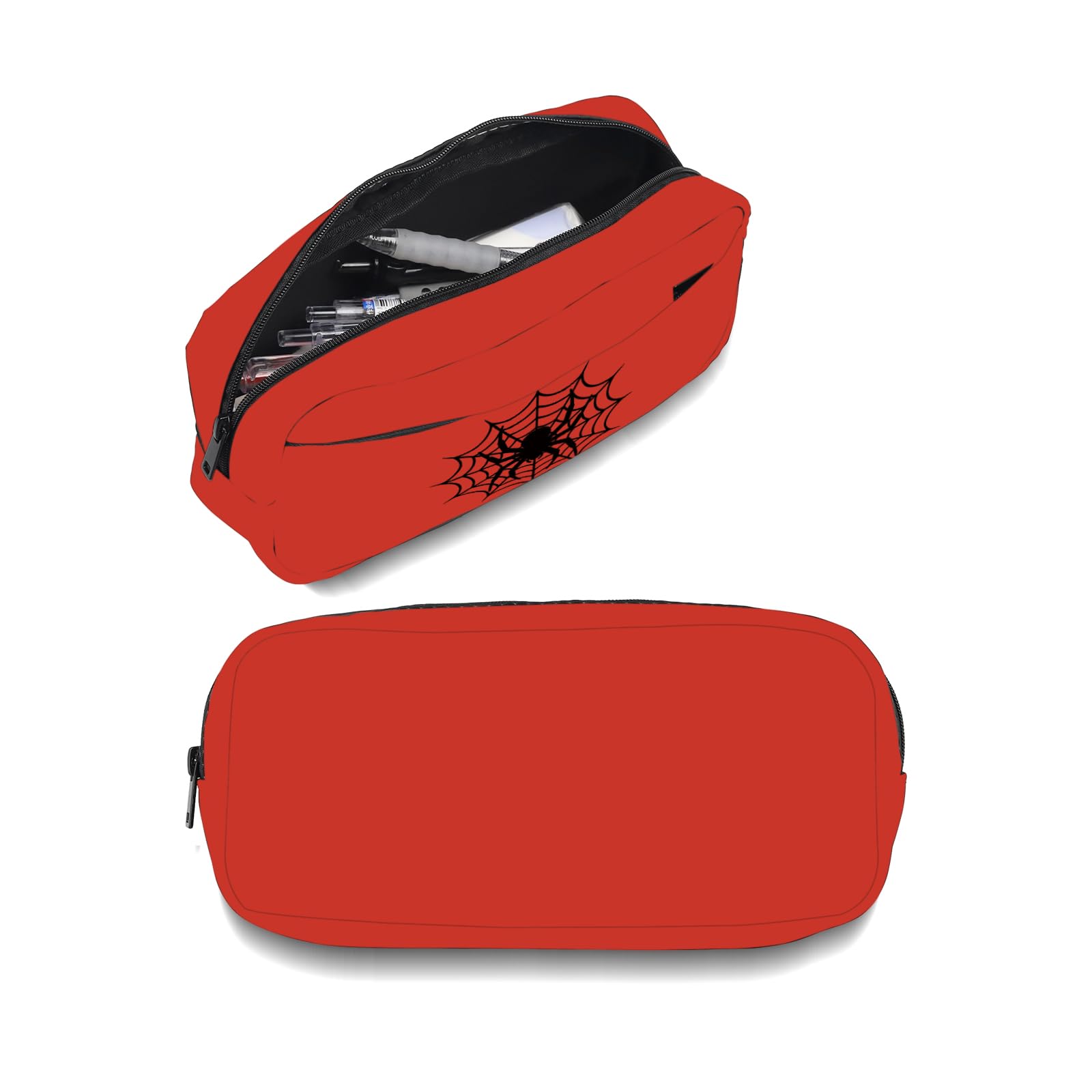 BNQL Spider Pencil Case with Zipper Spider Lover Gifts Movie Lover Gifts Fans Gift Spiders Makeup Pouch Organizer Stationery Bag