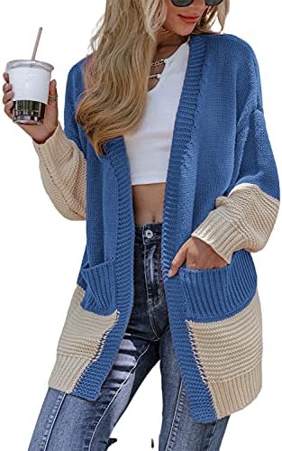 Chunky Knit Cardigan Sweaters Loose 