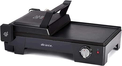 Ariete 1916 Griglia Elettrica Liscia e Rigata con Barbecue a Contatto, 2200...