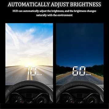 Heads Up Display for Cars for Lordstown Endurance, OBD2 Auto HUD Projector Screen for Windshield with GPS Digital Speed Display Automatic Brightness Adjustment