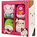 Squishmallows Original Valentine’s Day 4-Pack – Official Jazwares Plush Box Set (Little)