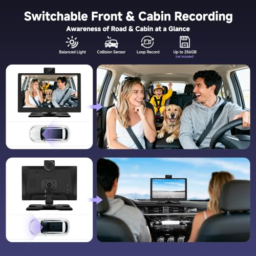 Image of P6 9.1 inch QLED CarPlay Screen for Car, Android Auto | Dual Wi-Fi, Bluetooth, GPS, OTA Updates, DriveChat AI, Portable Touchscreen, Cars, Trucks & SUVs