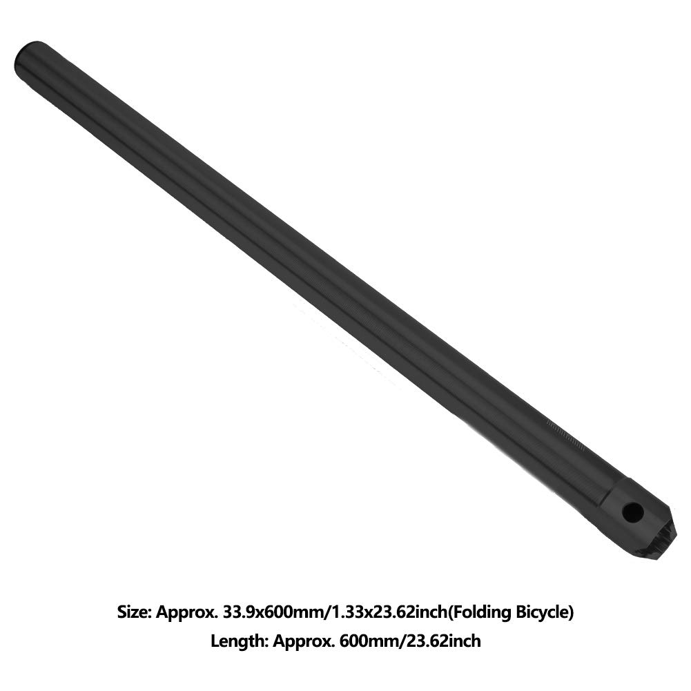 Keenso Tige de Selle de Suspension de vélo, 4 Couleurs 33.9x600 en Alliage d'aluminium VTT allonger la Tige de Selle de Selle de siège de vélo Tige de Selle de Suspension