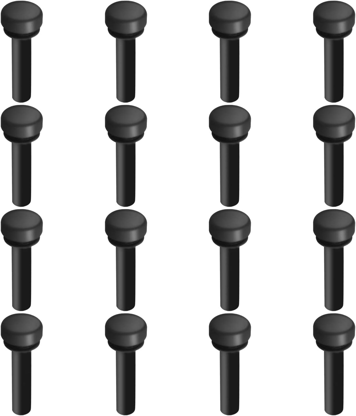 Cooktop Plugs 16pcs Replacement WB02X24790 Gas Stove Top Grate Rubber Pads Cooktop Parts Rubber Pads Compatible with CG C2S JGS JGB P2B PGB PGP PGS QGA QGS RGA RGB ZGU Gas Stove Parts