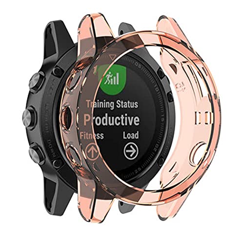 Coque Fenix 6S silicone souple antichoc et ultra mince rose