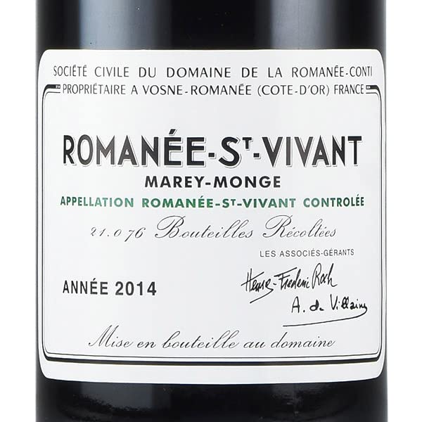 ROMANÉE-ST-VIVANT 2014 ロマネ・コンティ(11） Romanée St. Vivant 2014 Domaine de la Romanée-Conti (5 BT