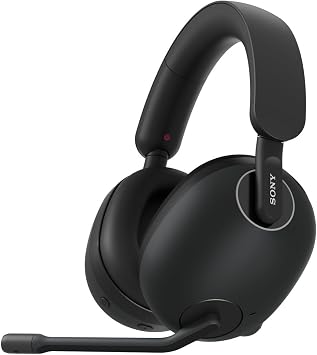Sony Gaming Headset INZONE H9 WH-G900N Wireless / Bluetooth / Noise Canceling / 3D Sound / Low Latency / Comfortable for Long Use / Boom Mic Included / Perfect for PlayStation 5 PS5 Black