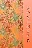 digital publishing englisch app  NOVEMBER: Hello November Notebook with beautiful peach color cover and leaves illustration  Thrive Digital Signature Exam writing Pad  Notebook to ...  Black&white Pages (Volume 1 Series, Band 9)