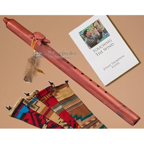 Native American Cedar Flute Pack -Turtle & Bag Cover