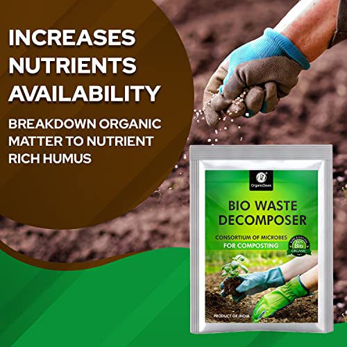 Image of OrganicDews Bio Waste Decomposer (250 g) - Microbial Inoculum Accelerate Decomposition of Organic Kitchen Waste into Compost 250 g
