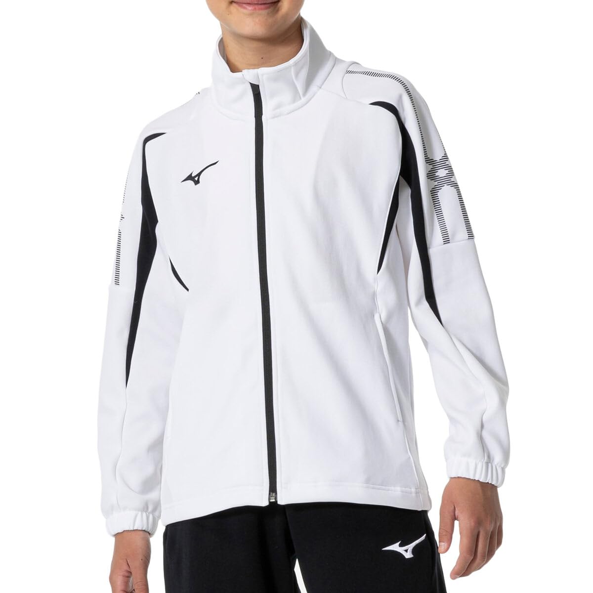 東福岡Mizuno ウォームアップジャケット 黒/白 東福岡Mizuno ウォームアップジャケット 黒/白 東福岡Mizuno ウォーム