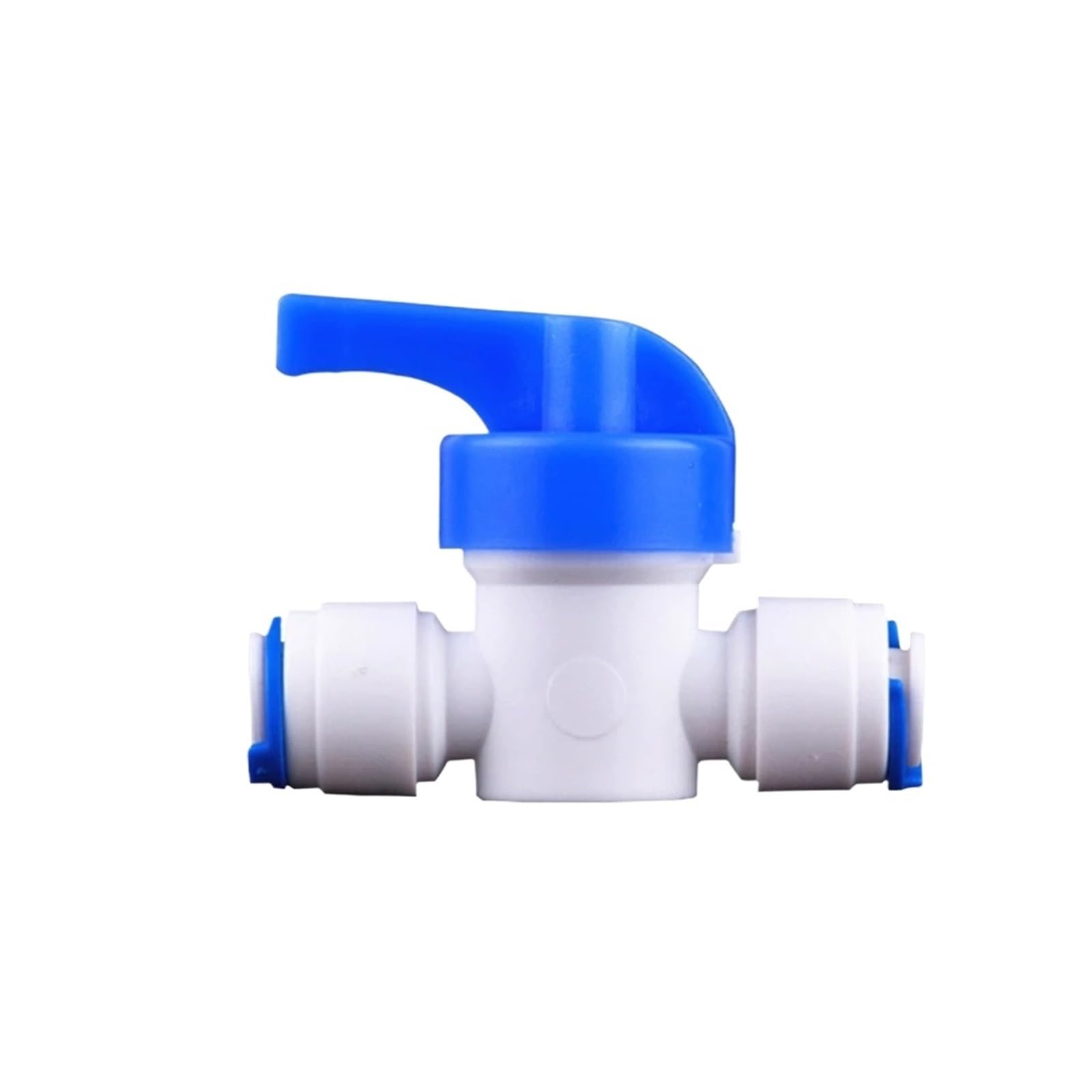 Hyrtefbn Men's 1/4 Elbow Quick Connector Ball Valve " 3/8" Inline Tube Tap Shut Off Ball Valve Quick Fitting Connection Aquarium Ro Water Filter Reverse Osmosis System(")