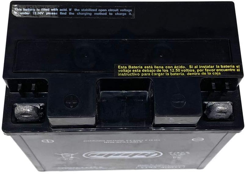 MMG YT9A-4 GEL CELL Motorcycle Battery – Factory Sealed, Maintenance Free - 12V