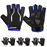 HOIHOO Cycling Gloves, Biking Glove Bike Glove with Anti-Slip Shock Absorbing Gel Padded Breathable MTB DH Mountain Road Bicycle Gloves for Men Women