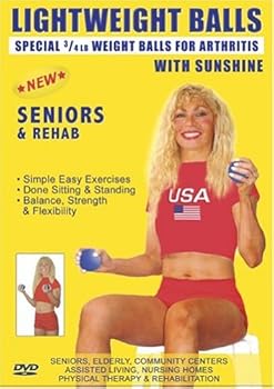 DVD Arthritis Exercise DVD (2 Lightweight Balls Included) Book