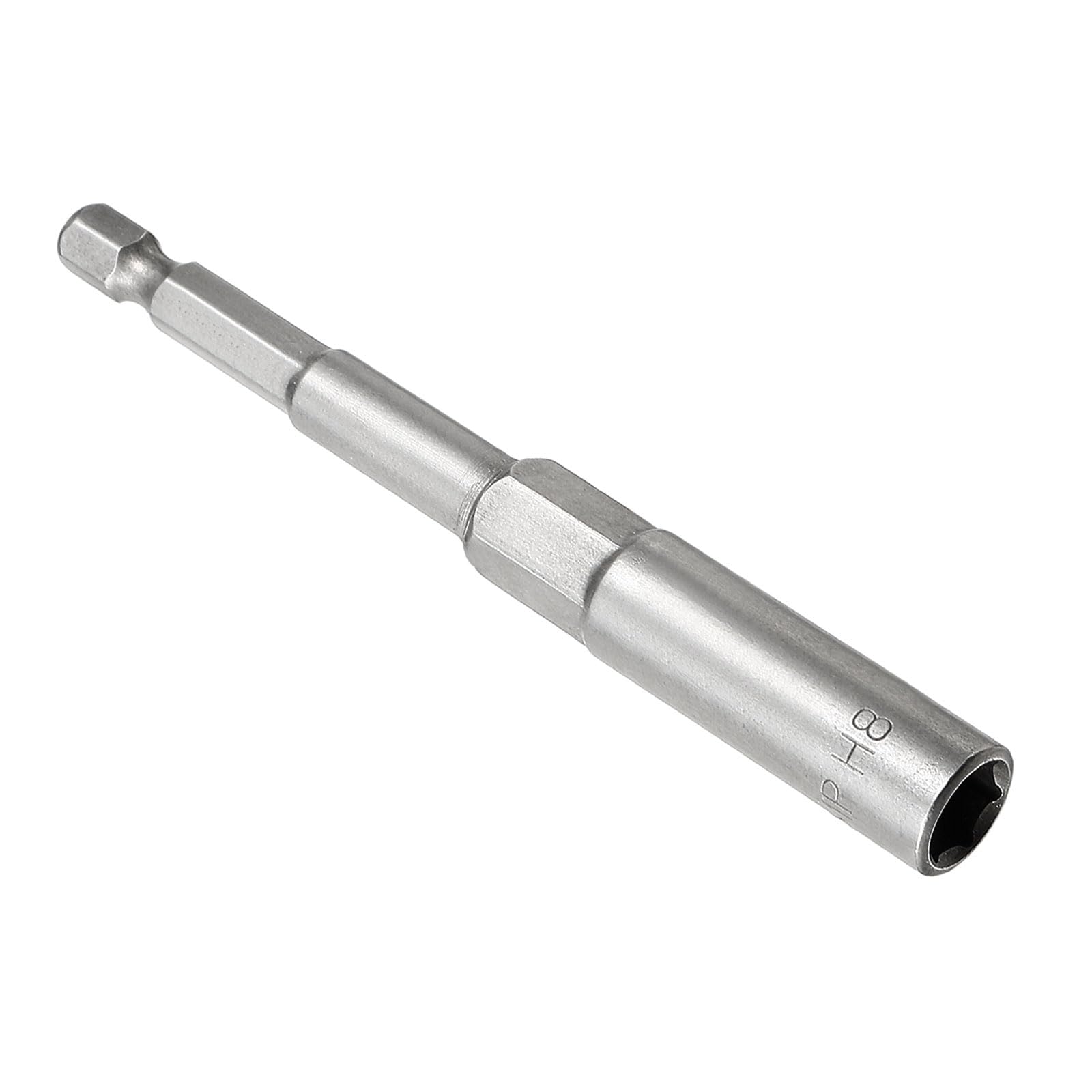 CoCud Quick-Change Nut Setter Driver Bit, 8mm Metric 100mm Length 1/4" Shank