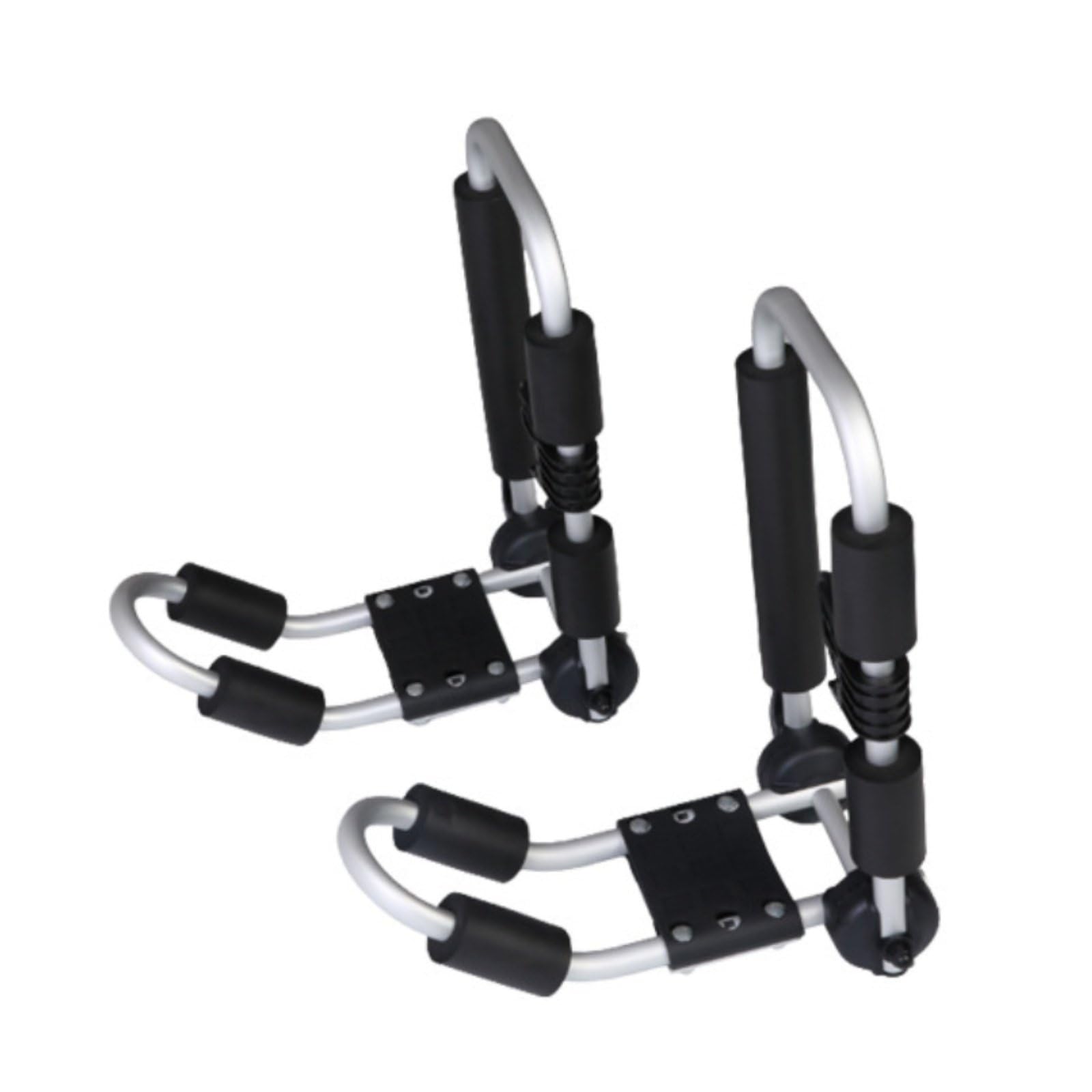 F Fityle Portaequipajes de Techo para Kayak Soporte Transportador Accesorio Montaje Plegable de Aleación con Almohadillas de Espuma Sujeción Estable y Carga