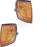 mercedes w124 300e Frontblinker links Blinker Frontblinker Set für 200-300 E-Klasse W124 Bj. 85-93 oranges