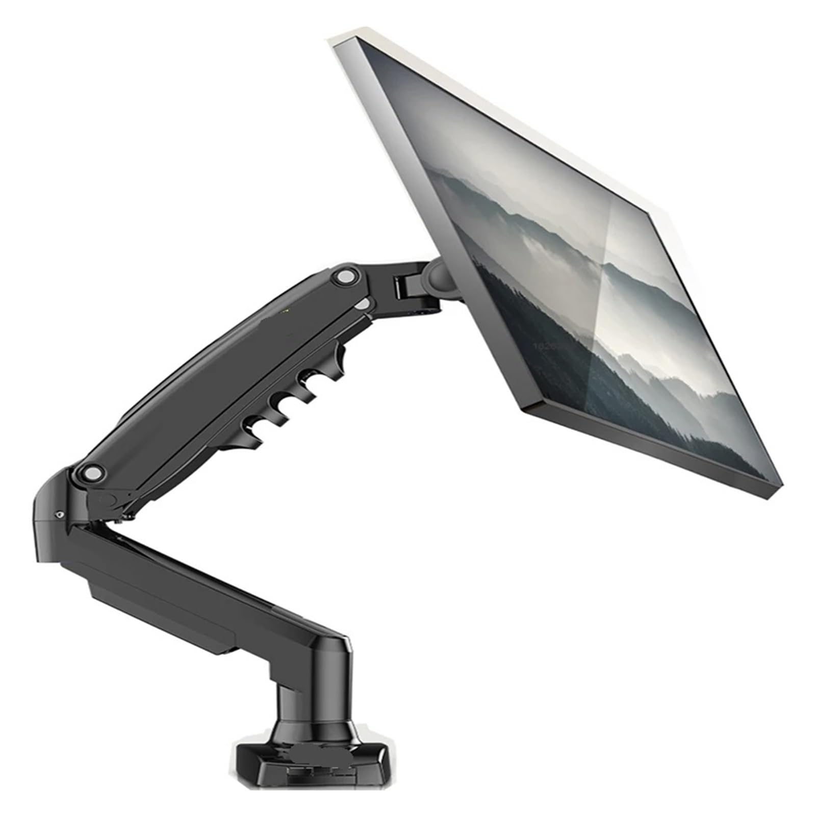 Support de moniteur 17-30 pouces F80 bras ressort à gaz orientable full motion pour écran PC