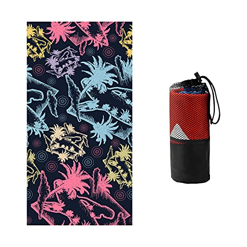 Asciugamano da spiaggia in microfibra,160x80 cm