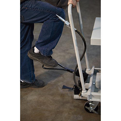 Roughneck Air/Hydraulic Lift Table Cart - 770-Lb. Capacity #TOP6