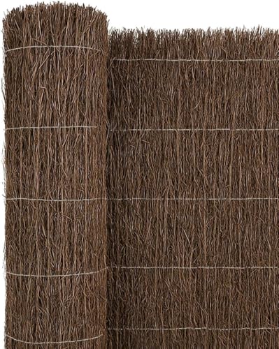 TB Thayba Cerramiento de Brezo Natural, 300 x 100 cm, 1400 g/m², Ocultación 80%, Verde (1x5)