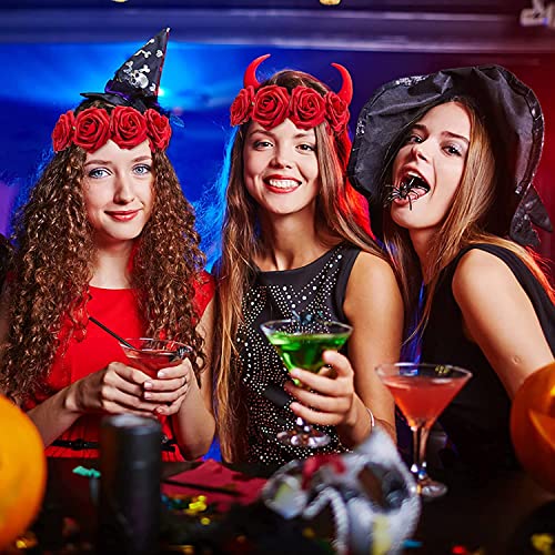 Afstee 252-RRH-1 Rose Flower Headband Halloween Flower Crown Hair Wreath thumb #2