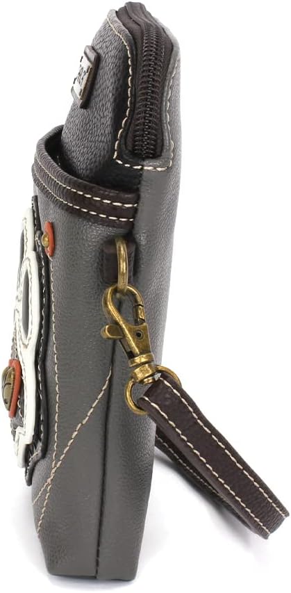 CHALA Dog Collection Cell Phone Crossbody Purse-Women PU Leather/Canvas Multicolor Handbag with Adjustable Strap - Image 4