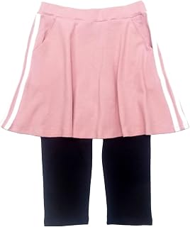 [Bee] ビー 7分丈スカッツ ガールズ 女の子 キッズ スカート レギンス付き シンプル 春 夏 秋 bbs01707