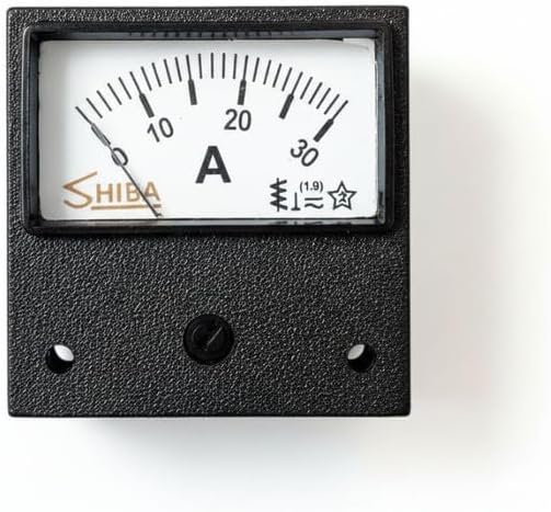 1 Pc Analog Ampere Meter (0-30A) Voltage Range 65mm for Stabilizer, AC Power Line, Industrial Machines, Power Distribution, Laboratory Testing