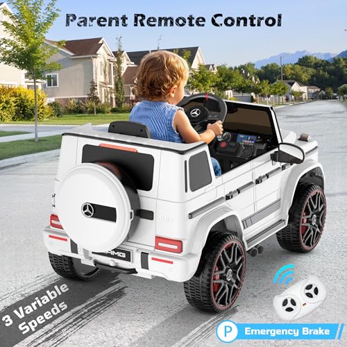 image for ANPABO Licensed Mercedes-Benz G63 Car for Kids, 12V Ride on Car w/Pare