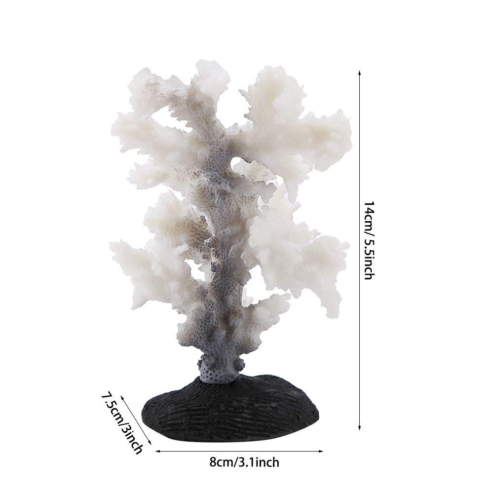Colorful Resin Decoration Artificial Coral Ornament Simulation Safe Sea Plants U